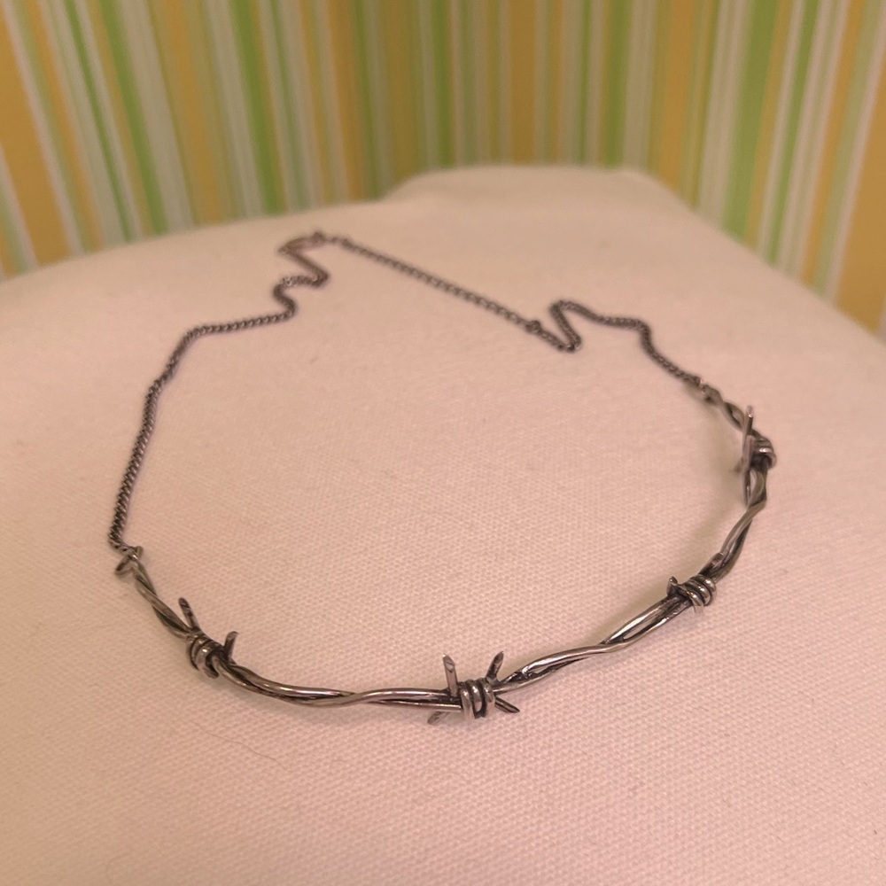 The Deadly Choker Barb Wire Necklace
